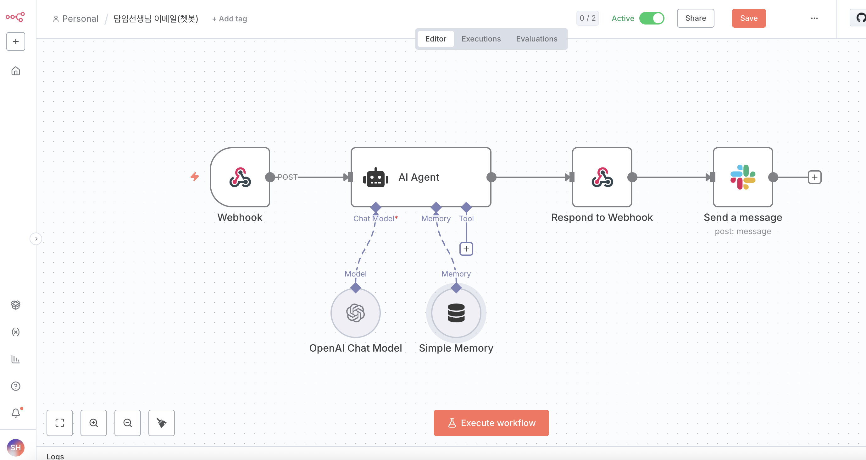 Webhook about API Call